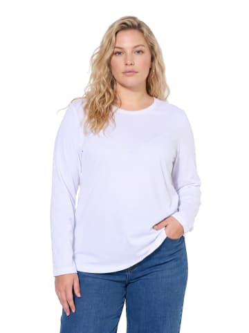 Ulla Popken Shirt in schneeweiß