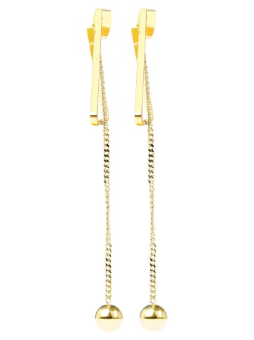 Adeliás Damen Ohrringe aus Edelstahl in gold