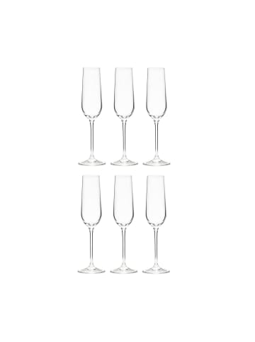 Butlers 6x Sektgläser 180ml SANTÉ in Transparent