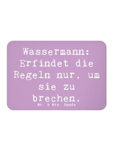 Mr. & Mrs. Panda haftmagnet Spruch Wassermann Freigeist mit Spruch in Lavendeltraum