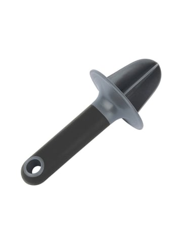 axentia Blackline Zitruspresse mit rutschfestem Softtouch-Griff - 15 cm in Schwarz/Grau