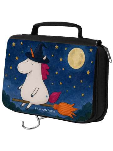 Mr. & Mrs. Panda Schminktasche Einhorn Hexe Design ohne Spruch in Weiß