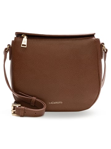 Lazarotti Bologna Leather Umhängetasche Leder 25 cm in brown
