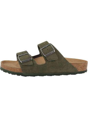 Birkenstock Sandale Arizona Birko-Flor Nubuk normal XT in dunkelgruen