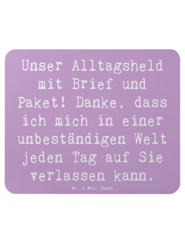 Mr. & Mrs. Panda Mousepad Spruch Briefe & Pakete mit Spruch in Lavendeltraum