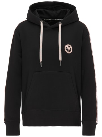 Carlo Colucci Kapuzensweatshirt Catania in Schwarz