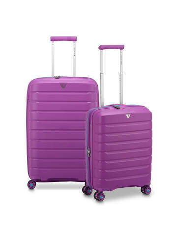 Roncato B-Flying 4 Rollen Kofferset 2-teilig mit Dehnfalte in orchidea