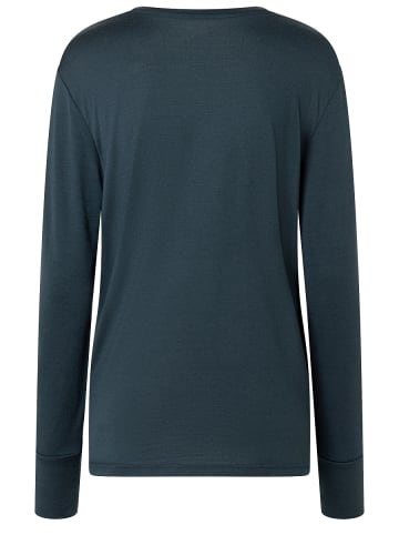 super.natural Merino Longsleeve in blau