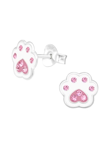 schmuck23 Silber Ohrringe 925 Pfote 0,7 cm x 0,8 cm