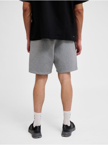 Hummel Kurze Hose Reflektierend Logo Hmltech Fußball Erwachsene in GREY MELANGE