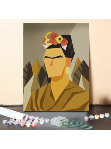 ARTNANAS DIY Malen nach Zahlen Set-"Abstrakte Frida" 