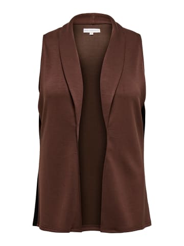 ONLY Carmakoma Weste in Shaved Chocolate