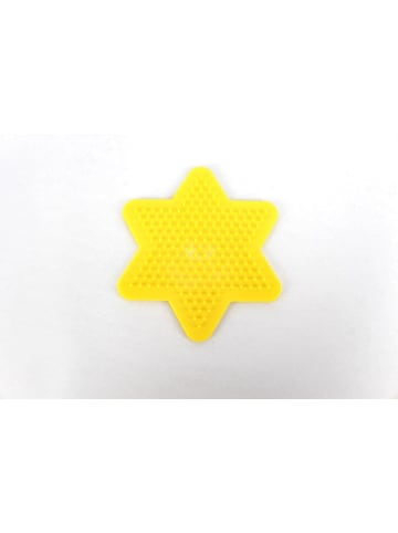 Hama Stiftplatte Kleiner Stern für Midi-Bügelperlen in gelb