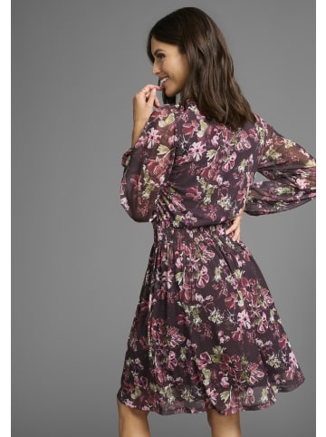 Laura Scott Meshkleid in bordeaux-geblümt