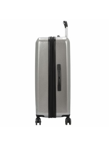 Check.In London 2.0 - 4-Rollen-Trolley 75 cm (orange) in carbon silber