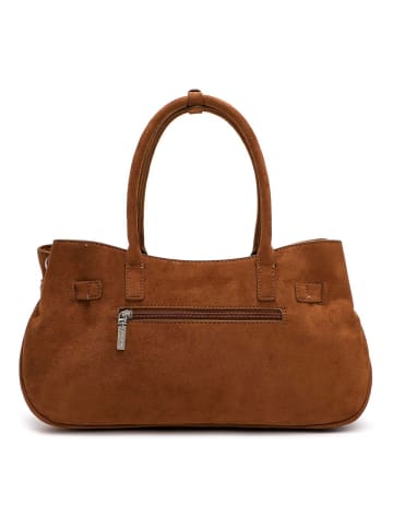Tamaris TAS Melina Schultertasche Leder 39 cm in cognac