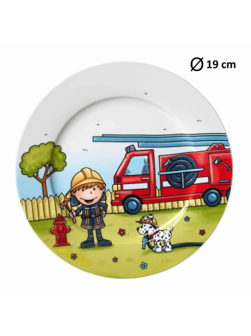 Ritzenhoff & Breker Kindergeschirr Feuerwehrmann Bernie in Bunt in bunt