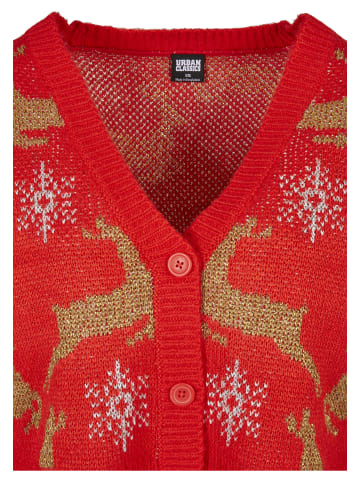 Urban Classics Cardigans in red/gold
