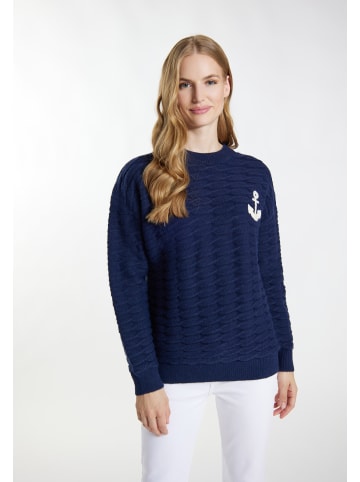 DreiMaster Damen Strickpullover in Marine