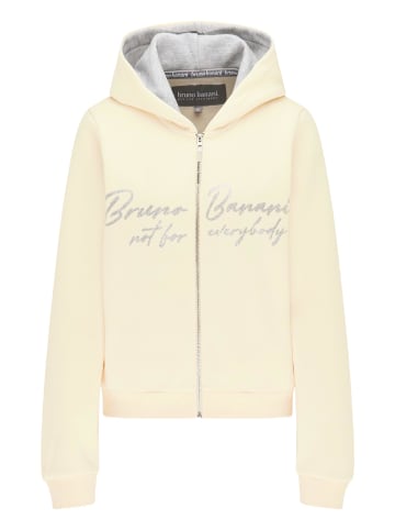 Bruno Banani Kapuzensweatjacke BARNES in Ecru