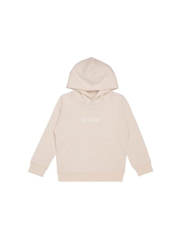 smiler. Sweatshirtkapuzenpul mini-buddy. in beige