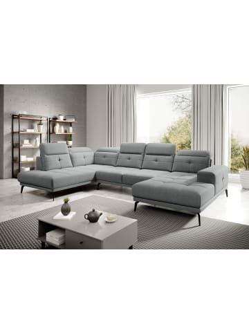 MF Design Brita Recamiere Links in Charcoal -  (L) 205 x (B) 350 x (H) 107 cm