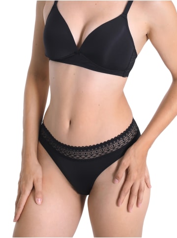Sassa 3er Pack Slip in Schwarz