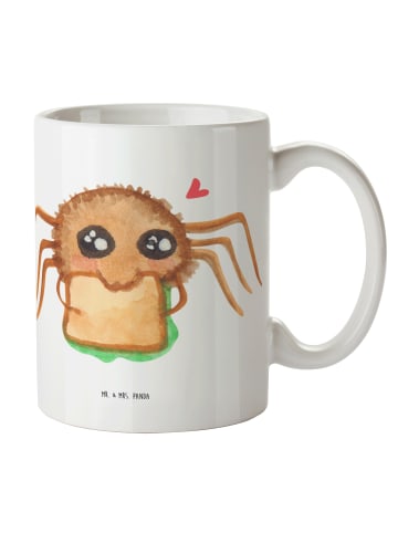 Mr. & Mrs. Panda Kaffeetasse Spinne Agathe Sandwich ohne Spruch in Weiß