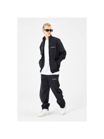 Ossy Homer Jogginghose Oversize Fit Polyamid Trainingshose in Schwarz