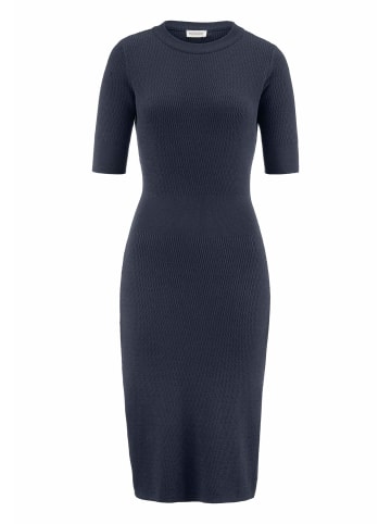 Hessnatur Hessnatur Strick Kleid Regular aus Bio-Baumwolle und Wolle in marine