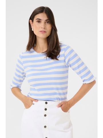 CULTURE T-shirt CUfiji Fitted in Serenity/White Stripe