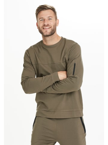 Virtus Sweatshirt Leislon M Crew Neck in 3121 Olive