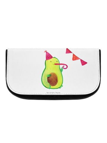 Mr. & Mrs. Panda Beauty Bag Avocado Geburtstag ohne Spruch in Weiß