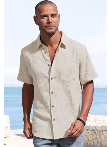 Beach Time Kurzarmhemd in beige