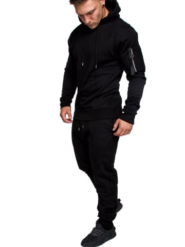 REPUBLIX Sportanzug ELIJAH in Schwarz