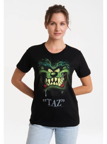 Logoshirt T-Shirt Looney Tunes - Taz Portrait in schwarz