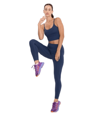 Onamaste Legging Mantra in Dunkelblau