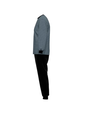 CECEBA Pyjama kurz für Herren in blau
