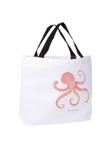 Mr. & Mrs. Panda Tote Bag Tintenfisch ohne Spruch in Weiß