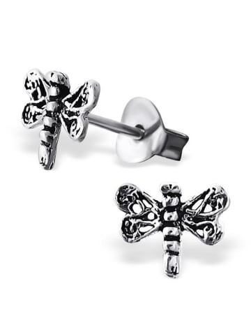 Bungsa Ohrstecker in Silber