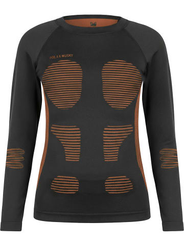 Polar Husky 1x Thermo Langarmshirt Unisex Anatomic Functional Wear in Orange