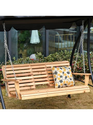 Outsunny Hängebank 150L x 75B x 53H cm Natur