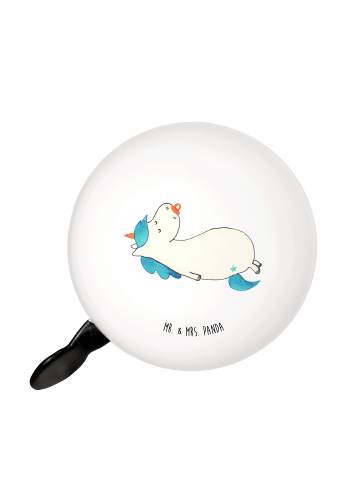 Mr. & Mrs. Panda Fahrradklingel Einhorn Schnuller ohne Spruch in Weiß