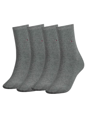 Tommy Hilfiger Socken 4er Pack in Hellgrau