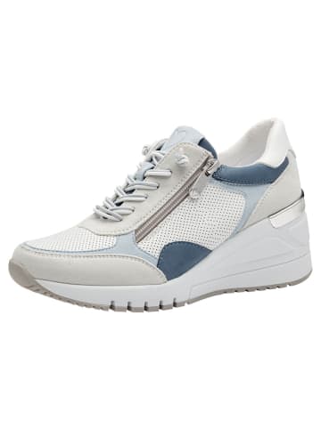 Marco Tozzi Sneaker in WHITE/LT.BLUE