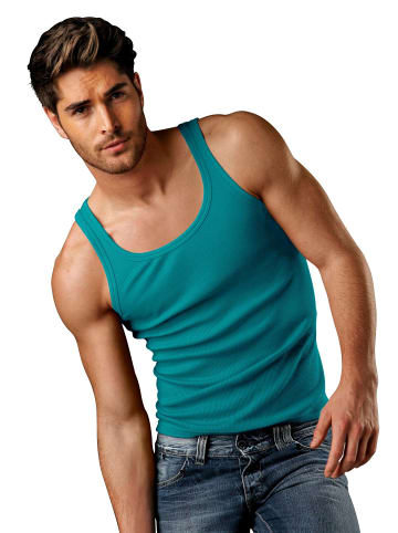 H.I.S Tanktop in royalblau, schwarz, petrol