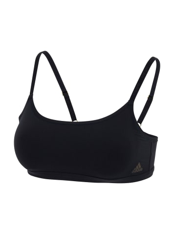 adidas Bustier Scoop Bralette - Sport Active Micro Body Fit in Schwarz