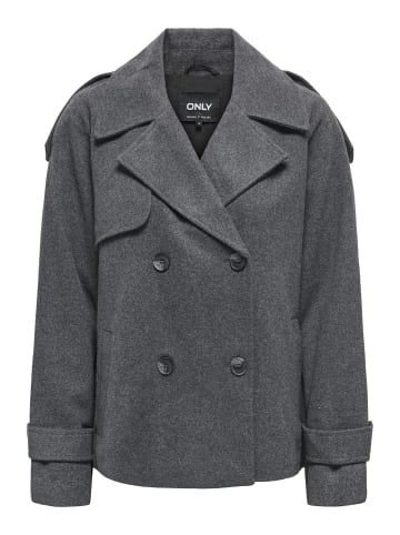 ONLY Trenchcoat in Dark Grey Melange