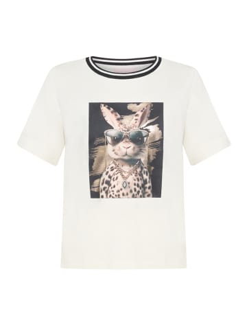 Betty Barclay Basic Shirt mit Aufdruck in Patch Cream/Brown