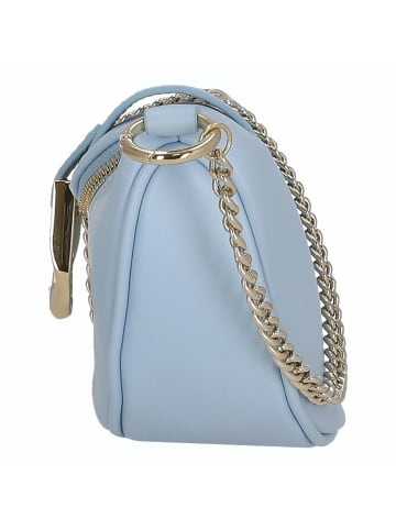 Seidenfelt Sonka - Umhängetasche 19 cm (shy blue/gold) in shy blue/gold